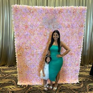 Rouched Mint Green Midi Dress